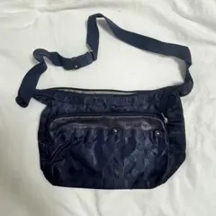 marie claire bis ネイビー ショルダーバッグ　軽量　ナイロン備品のサムネイル