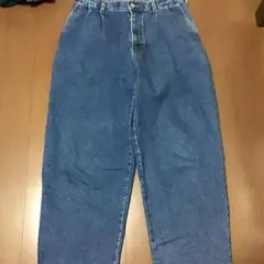 gu デニムワイドパンツ　M