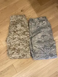 U.S. AIR FORCE 迷彩カーゴパンツ　2本セット