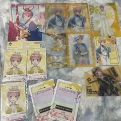 五等分の花嫁 中野一花 イラストボード クリアシート ポストカード等 13点