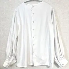 【select MOCA by son】ボリュームスリーブブラウス ホワイト