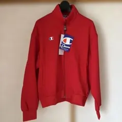 Champion ジャージ トラックジャケット レッド Lサイズ 新品 タグ付き