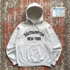 00s Champion リバースウィーブ スウェット パーカー 白 古着