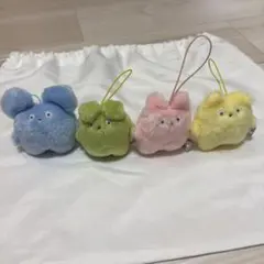 きょむたん　マスコット四色セット　ガチャガチャ人気