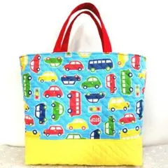 レッスンバッグ　ハンドメイド　車