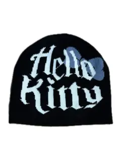 Hello Kitty ニット帽 ブラック