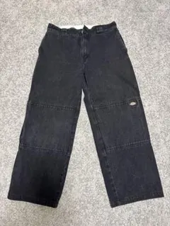 dickies ディッキーズ　デニムダブルニー ブラック　 w32
