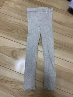 petit main リブ 90 100cm グレー　レギンス　プティマイン
