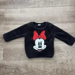 ミニーマウスプリント長袖セーター