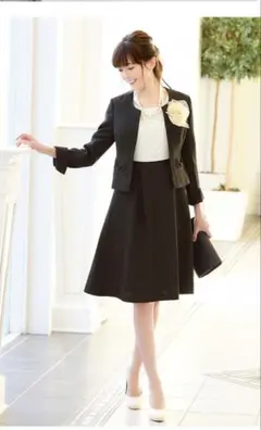 セレモニースーツ 3点セット　ワンピース ネックレス フォーマル 七五三 入学式