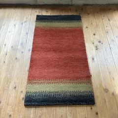 無印良品 インド綿 手織ラグ 約200cm x 200cm 美品 - メルカリ