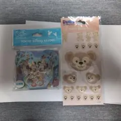 ディズニーメモ帳、シールセット