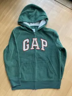 GAP KIDS XL グリーン フリースパーカー