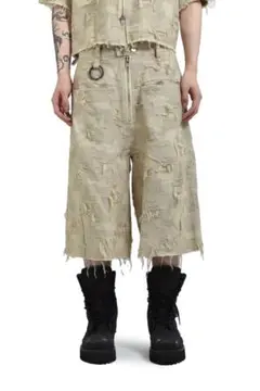 れ*い様 FILTH×MINUS BORO JACQUARD BAGGY SHOのサムネイル