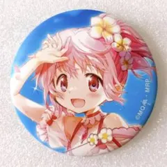 マギアレコード 魔法少女まどか☆マギカ外伝 マット缶バッジ 水着 鹿目まどか