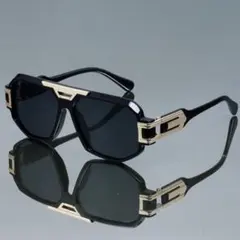 サングラス メタル ストリート ワイルド ファッション ゴールデン 