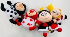 不思議の国のアリス トランプ兵　女王　王様キーホルダー