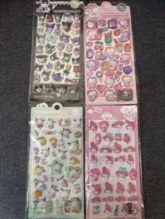 Sanrioボンボンドロップシール 4枚セット