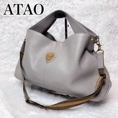ATAO/アタオ エルヴィ ホワイトデニム ショルダーバッグ - メルカリ