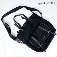 【agnes b. VOYAGE】2way A4収納ショルダーバッグバンドバックのサムネイル