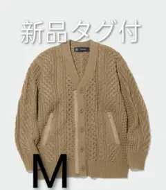 新品 GU UNDERCOVER ケーブルカーディガン[M]アンダーカバー