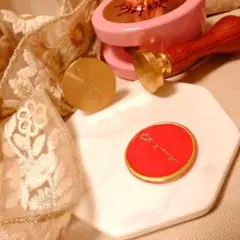 【シーリングスタンプヘッド】1本の薔薇：30㎜