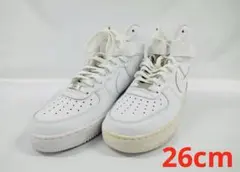ナイキ エアフォース1 '07 ハイ ホワイト 26cm CW2290-111