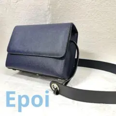 Epoi エポイ ショルダーバッグ ネイビー レザー レディースのサムネイル