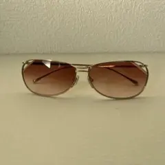 ALEXANDER MCQUEEN サングラス ピンク　ゴールド
