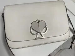 希少♥ケイトスペード ショルダーバッグ ニコラツイストロック レザー ホワイト