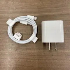 Lightning充電ケーブルとACアダプタセット