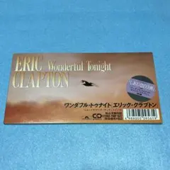 【美品8cmCD】　エリック・クラプトン / ワンダフル・トゥナイト (廃盤)
