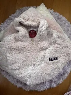 GELATO PIQUE フリースポンチョ クリスマスベア80～90