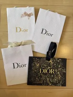 Dior ショップ袋 4枚セット