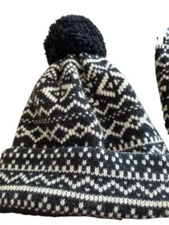 PEARLY GATES フェアアイルニット帽　レッグウォーマー