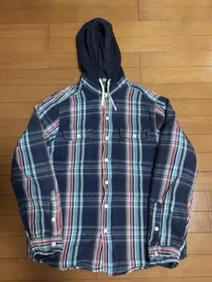 Polo by Ralph Lauren フード付きネルシャツ L