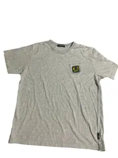 D.STORE'Sタグ Tシャツ グレー 胸ポケ 刺繍 ドラッグストアーズ 古着