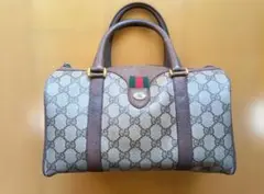 GUCCI オールドグッチ GG柄 ハンドバッグ