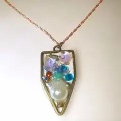 ハンドメイド 多色クリスタルペンダント-Untimely Origin