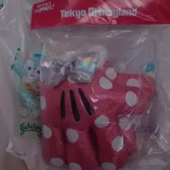 Tokyo Disneyland ミニーマウス手型ぬいぐるみ