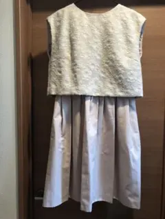 膝丈ワンピース　きれいめなおよばれワンピース