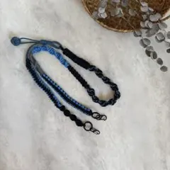 《G-02》BL×BKパラコード ショルダーストラップ