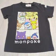 monpoke モンポケ　半袖Tシャツ　カットソー　90サイズ　ピカチュウのサムネイル