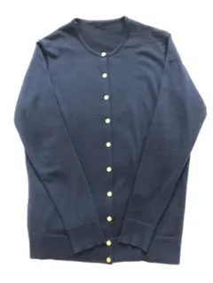 Deuxieme Classe FF30クルーネックカーディガン ネイビー36