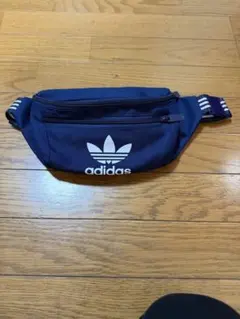 adidas アディダス ウエストポーチ ボディバッグ ネイビー