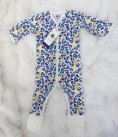 プチバトー☆レオパード柄ロンパースカバーオール☆新品☆6m 67cm