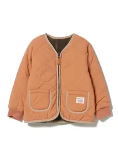 BEAMS ボア リバーシブル ノーカラーブルゾン