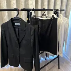 リクルートスーツ ブラック 5点セット