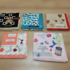 ブランドハンカチ5枚セット