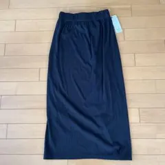 GU リブナロースリットロングスカートS 新品未使用品
